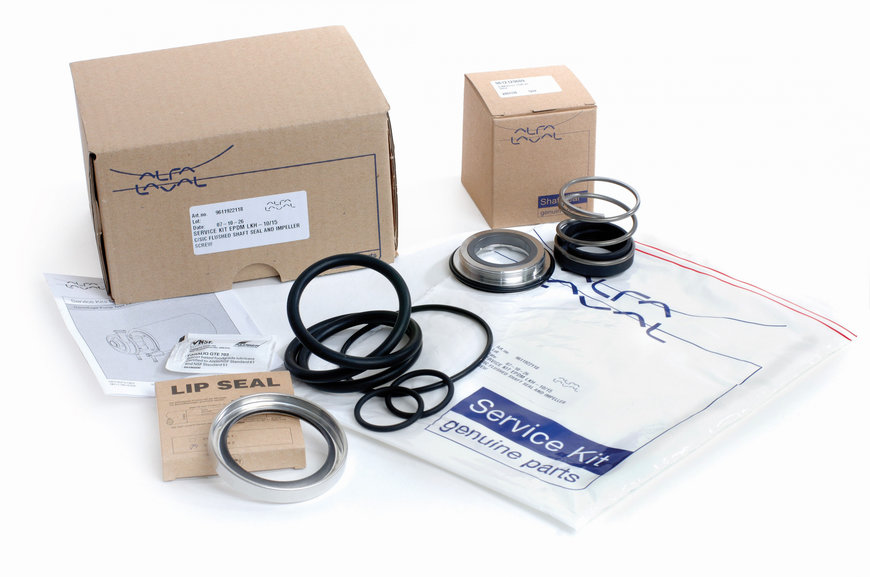Hygienic fluid handling Service Kits with spare parts: One-stop shop for faster service execution